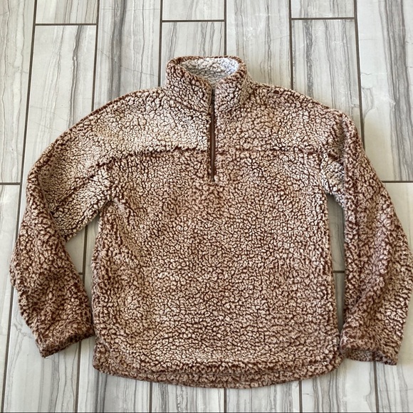 Altar’d State Sherpa polyester fleece 1/4 zip pullover. EUC - Picture 1 of 4